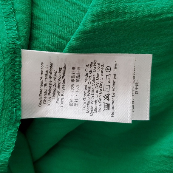 DKNY Apple Green Sleeveless Cocktail Dress - Picture 16 of 16